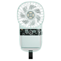 NEW Handheld Mini Fan Adjustable Speed Pocket Air Cooler Fan 1200mAh Outdoor Portable Fan for Outdoor Travel Camping
