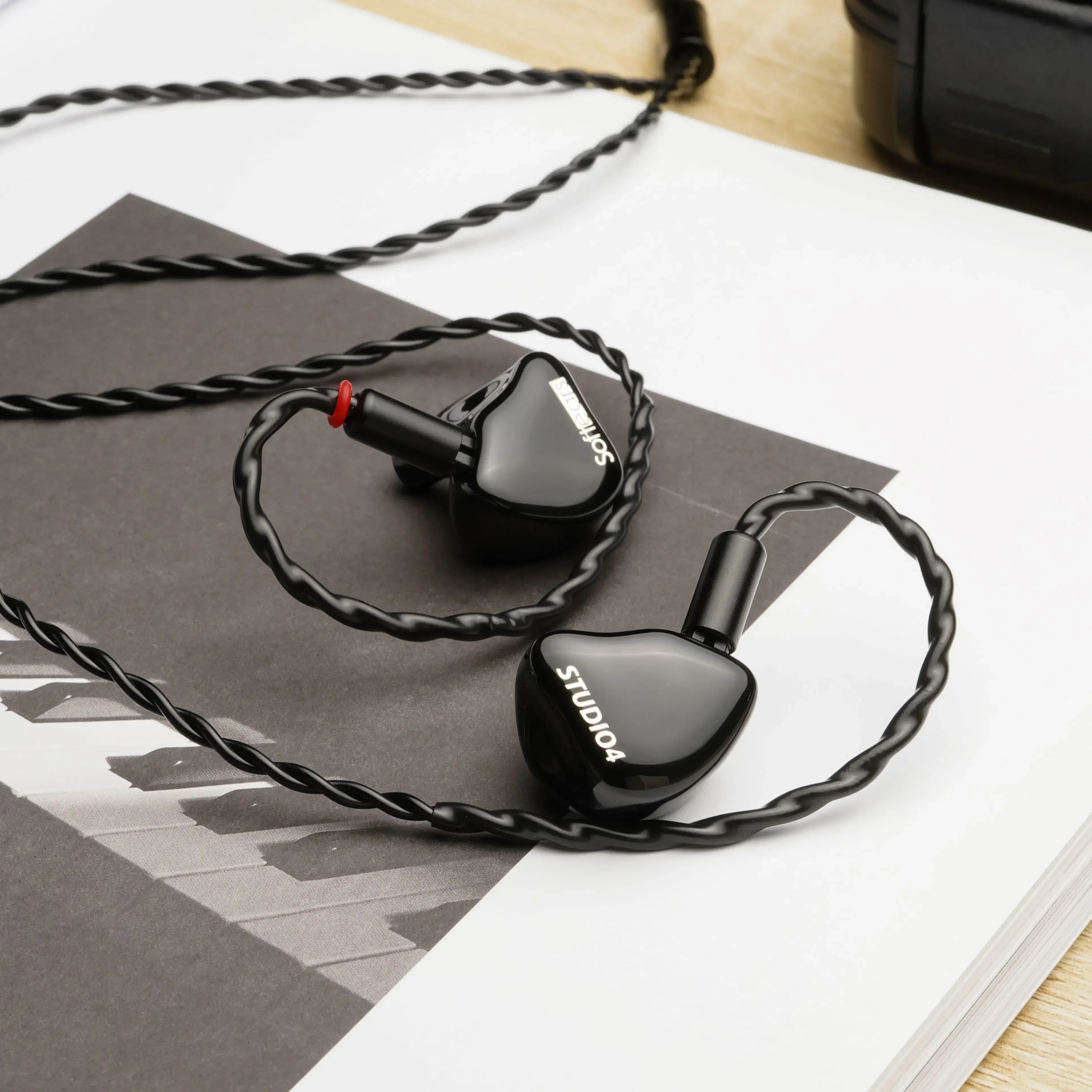 سماعات أذن Softears Studio Series Studio4 4 BA للسائق داخل الأذن 4 سائق 3 اتجاهات كروس احترافية HiFi IEMs #5