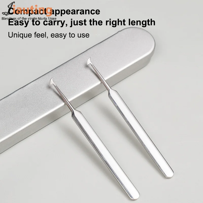 黒ずみ除去剤、コメド除去ツール、ニキビ除去、白ニキビ除去、フェイシャルスキンケア、ボックス付き、ニキビ針ツール