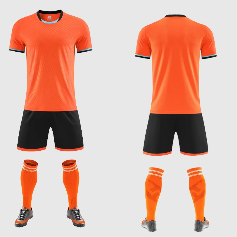 

23 Wholesale Breathable Football Uniform Custom LOGO Outdoor Sports Soccer Wear Jersey Set