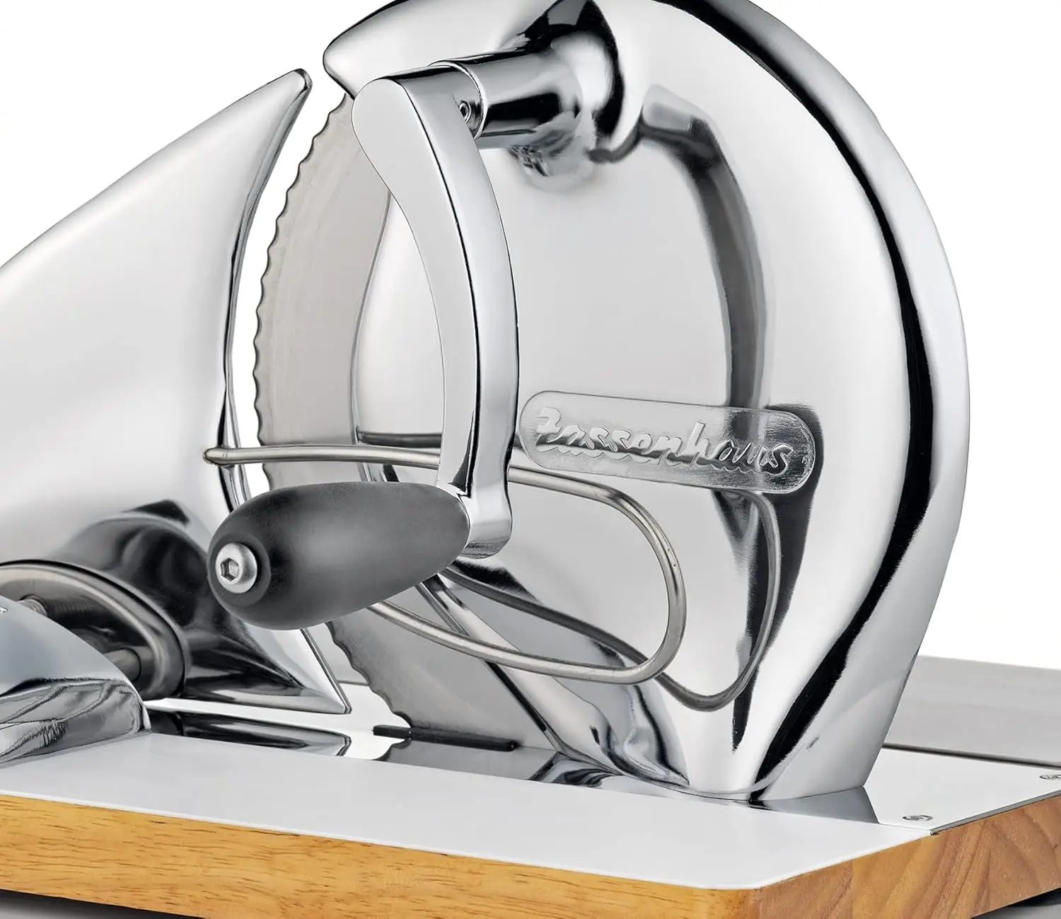 Manual Stainless Steel Bread Slicer (Silver -brown)
