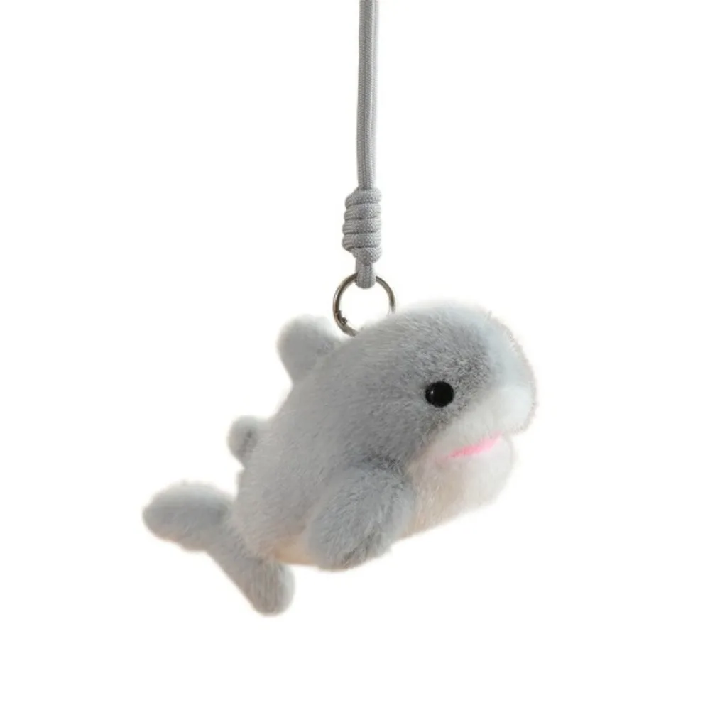 Ocean Animal Dolphin Keychain Bag Pendant Backpack Charms Stuffed Animal Keychain Funny Soft Key Rings Birthday Christmas