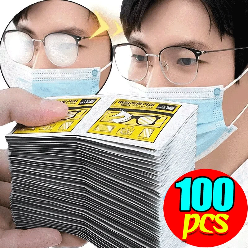 

100pcs High Quality Cleaning Cloth Glasses Cleaner Cleaning Cloth for Glasses Cloth Len Phone Screen Cleaning Wipes Wholesale