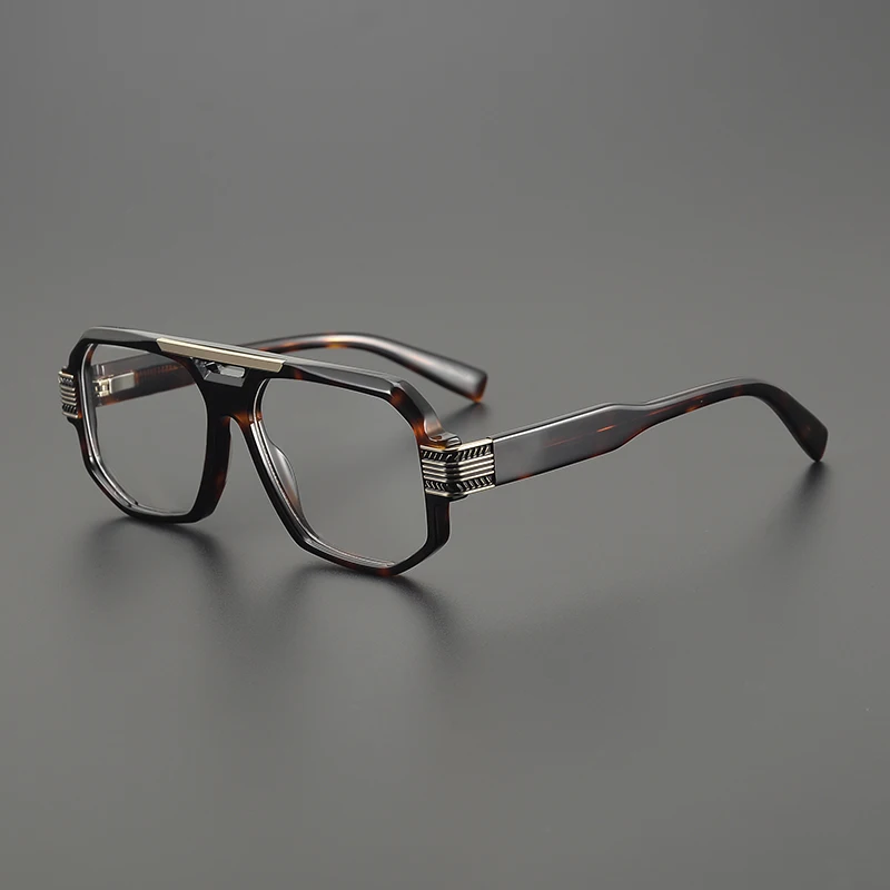 Vintage acetate bifocals frame Men's vintage prescription myopia glasses frame women's small face luxury brand designer glasses