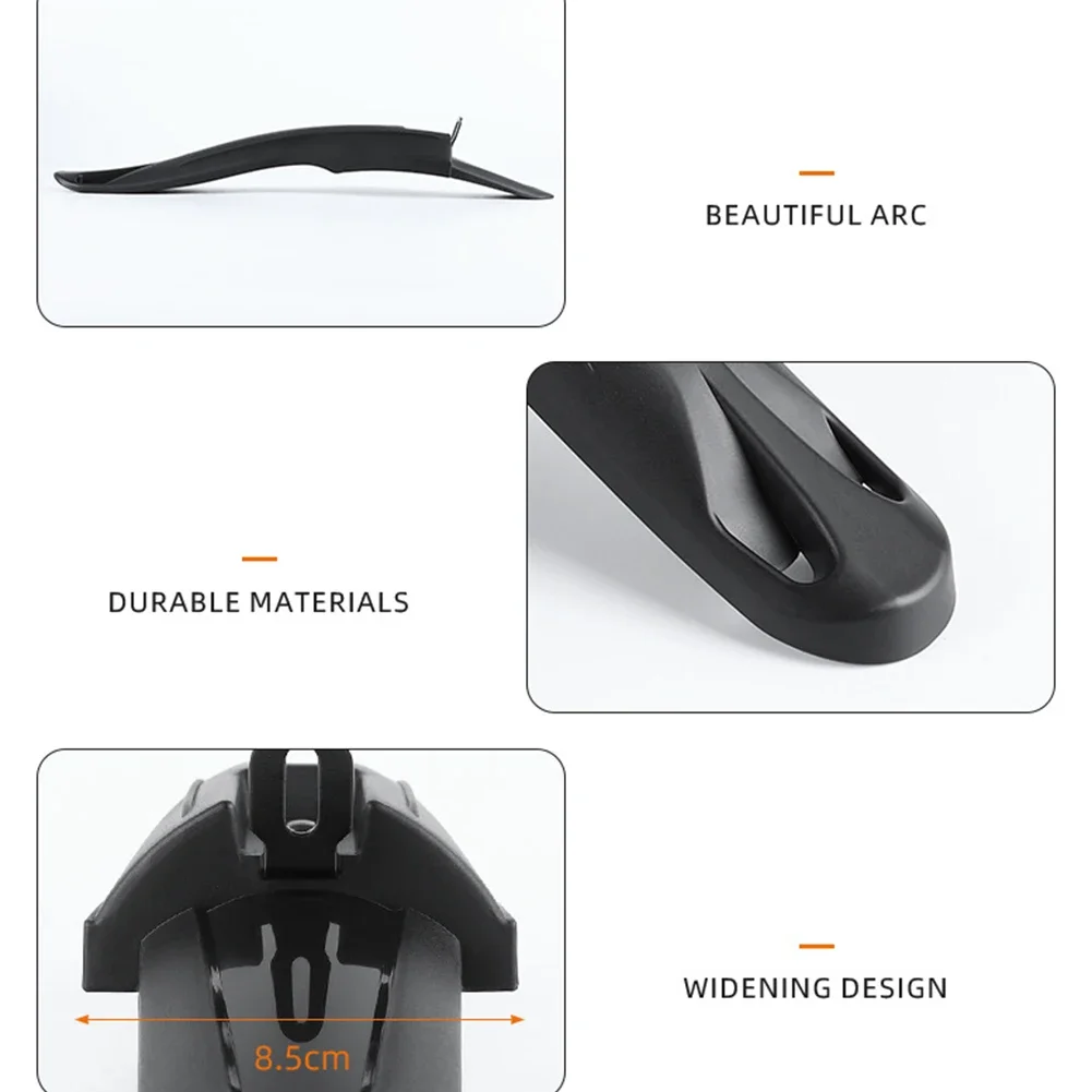 2pcs Bicycle Fender PP Soft Plastic For MTB 26-29inch Universal Mudguard Widen Mud Protector Bike Splash Protection Accessory view 2