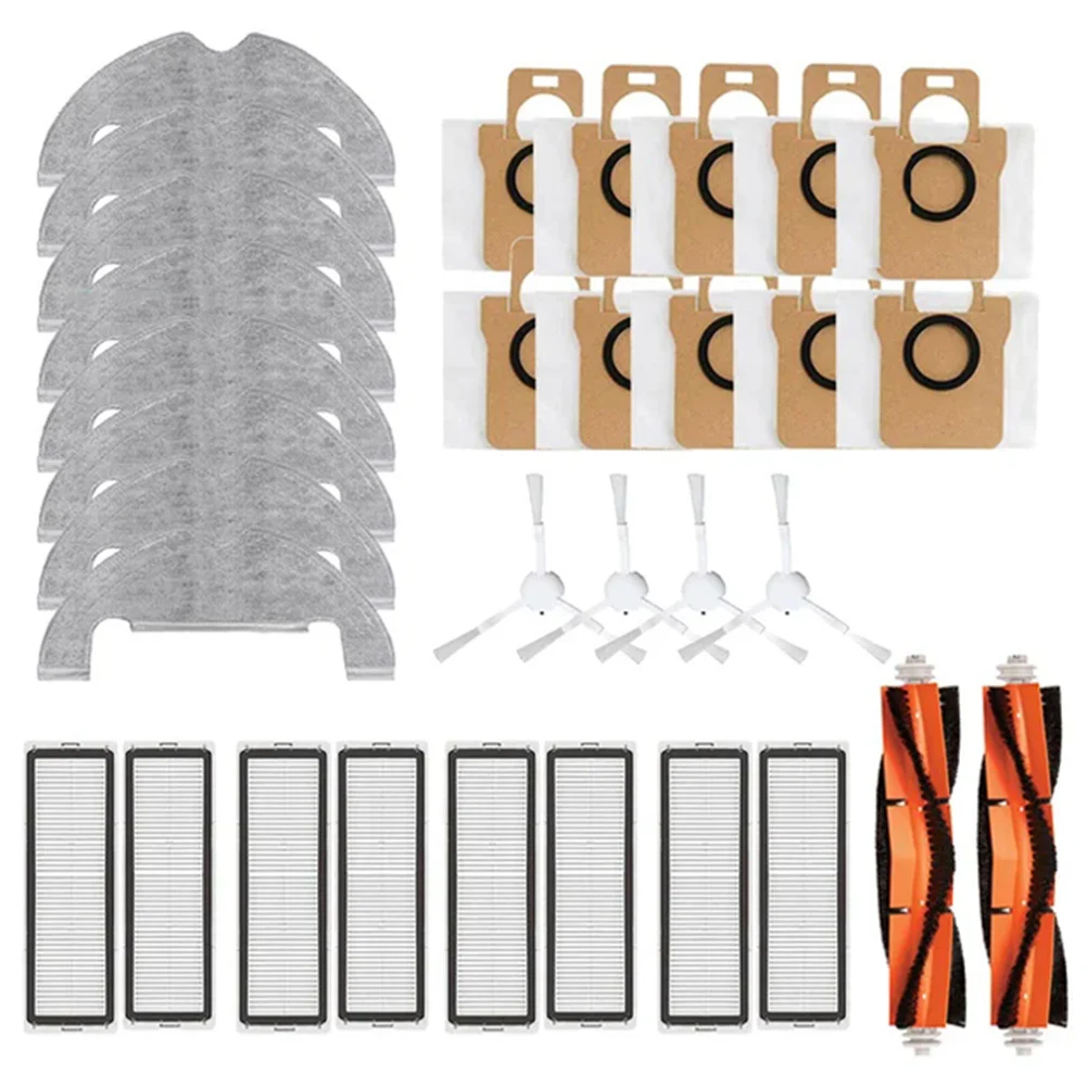 

INLIG-For Xiaomi Mi Robot Vacuum X10 / Dreame D10plus Main Side Brush Hepa Filter Mop Cloth Robot Vacuum Cleaner Parts