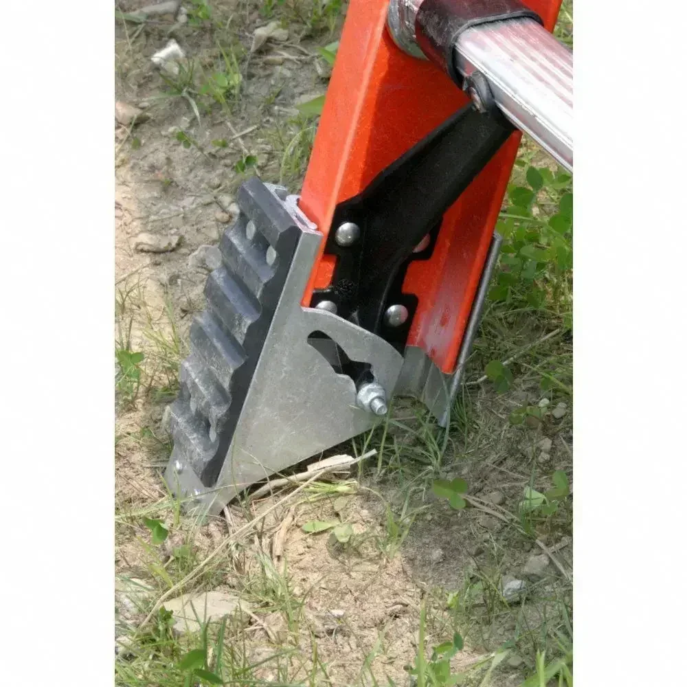 2 - 28 Step Fiber Glass Step Extension Ladder with Extension Fiberglass