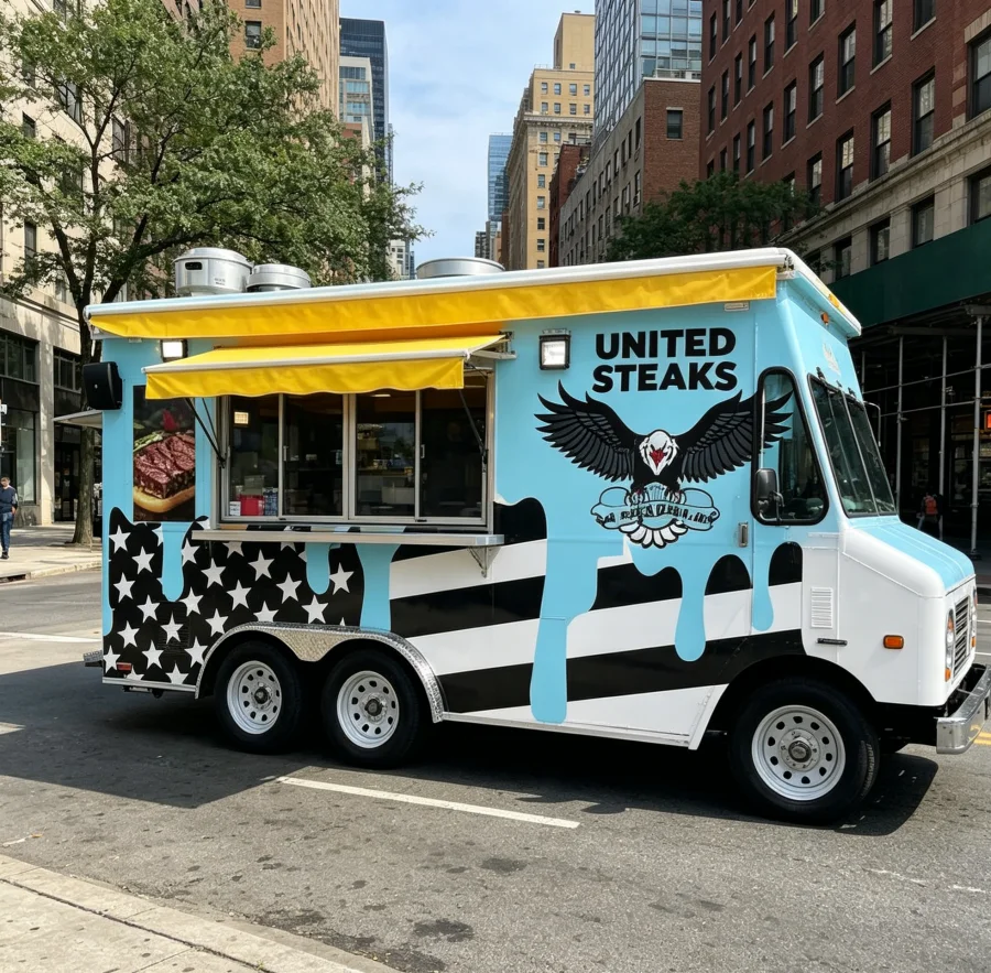 Food Snacks Catering - Kiosque de restauration mobile tendance et