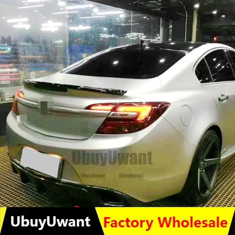 Für Opel Insignia 2009-2016 Buick Regal GS Hecklippe Modifikation Heckspoiler Kohlefaser Wassertransferdruck Karosserie-Kit