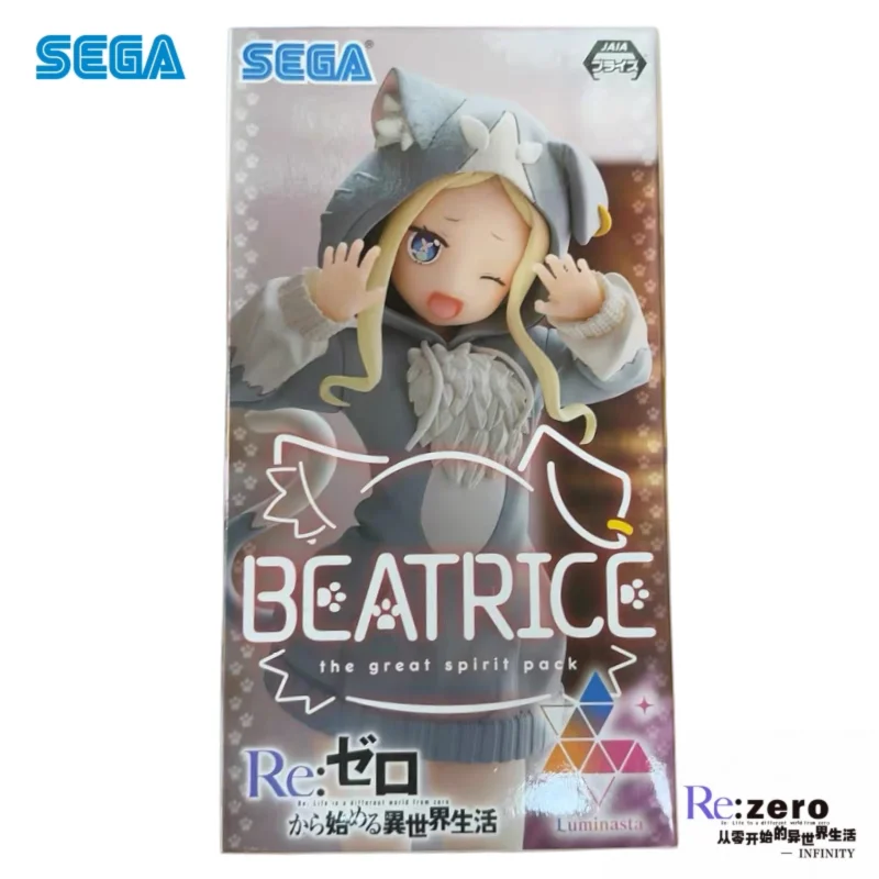 In Stock Sega Original Luminasta Re Zero - Starting Life In Another World Beatrice Action Figure Model Doll Brand New Boxed Toys view 3
