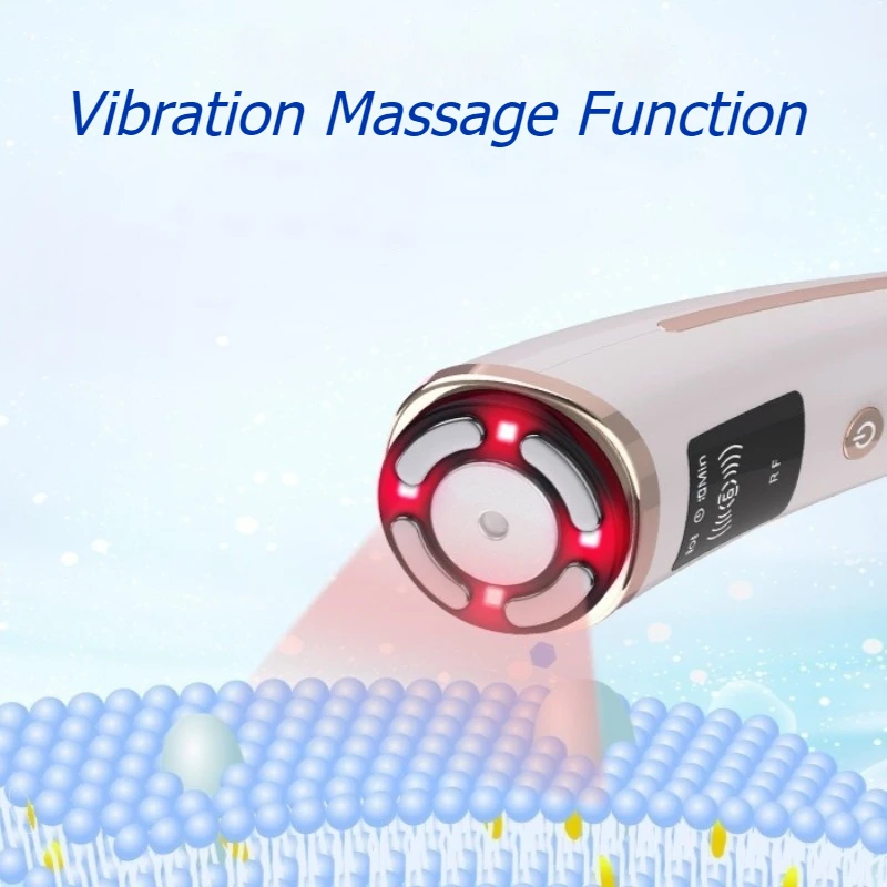 جهاز تجميل نسائي متعدد الوظائف للعناية بالبشرة وشد الوجه، معدات محمولة للوجه، مدلك وجه صغير مكركرنت #4