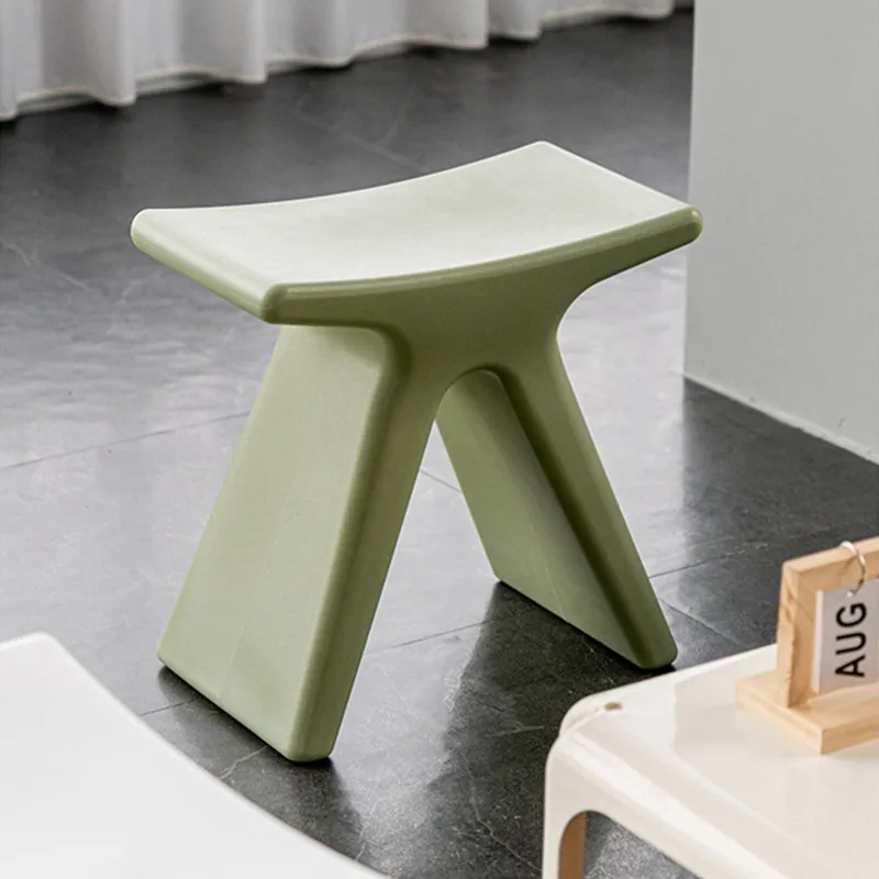Unique Green Bathroom Stools Non Slip Modern Japanese Waterproof Shower Chairs Elderly Inside Sgabello Da Bagno Furniture Home
