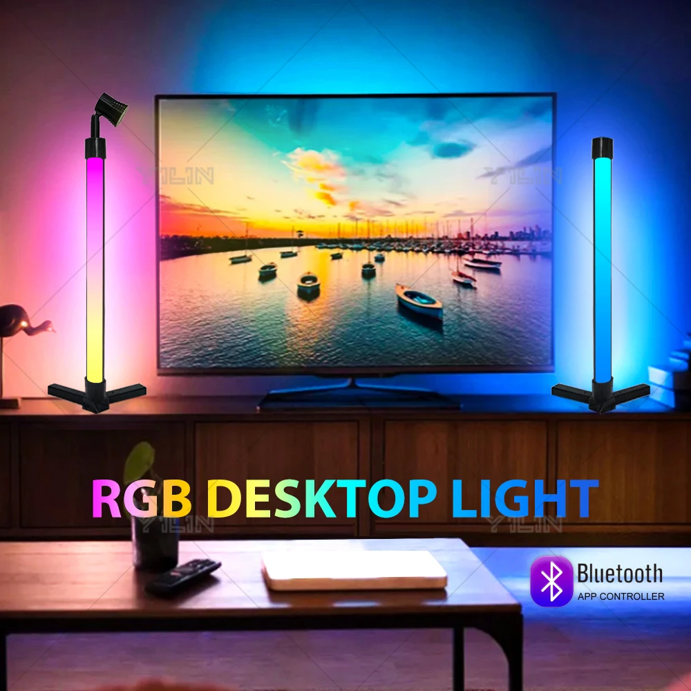 40cm Smart LED Table Lamp APP & Remote Control with Music Sync RGB Dream Color 16 Million Colors Reading Desk Lamp Ambient Light