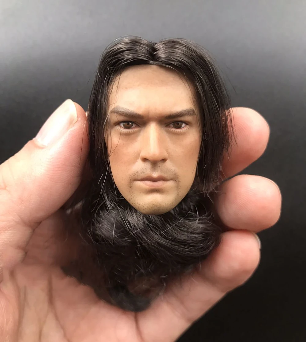 1/6 Mannelijke Knappe Takeshi Kaneshiro Guy Hoofd Sculptuur Carving Voor 12Inch Action Figures Diy Collectie