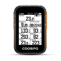 COOSPO BC200 Wireless Bicycle Computer GPS Bike Speedometer Cycling Odometer 2.6in Bluetooth5.0 ANT+ APP Sync Slope Altitude