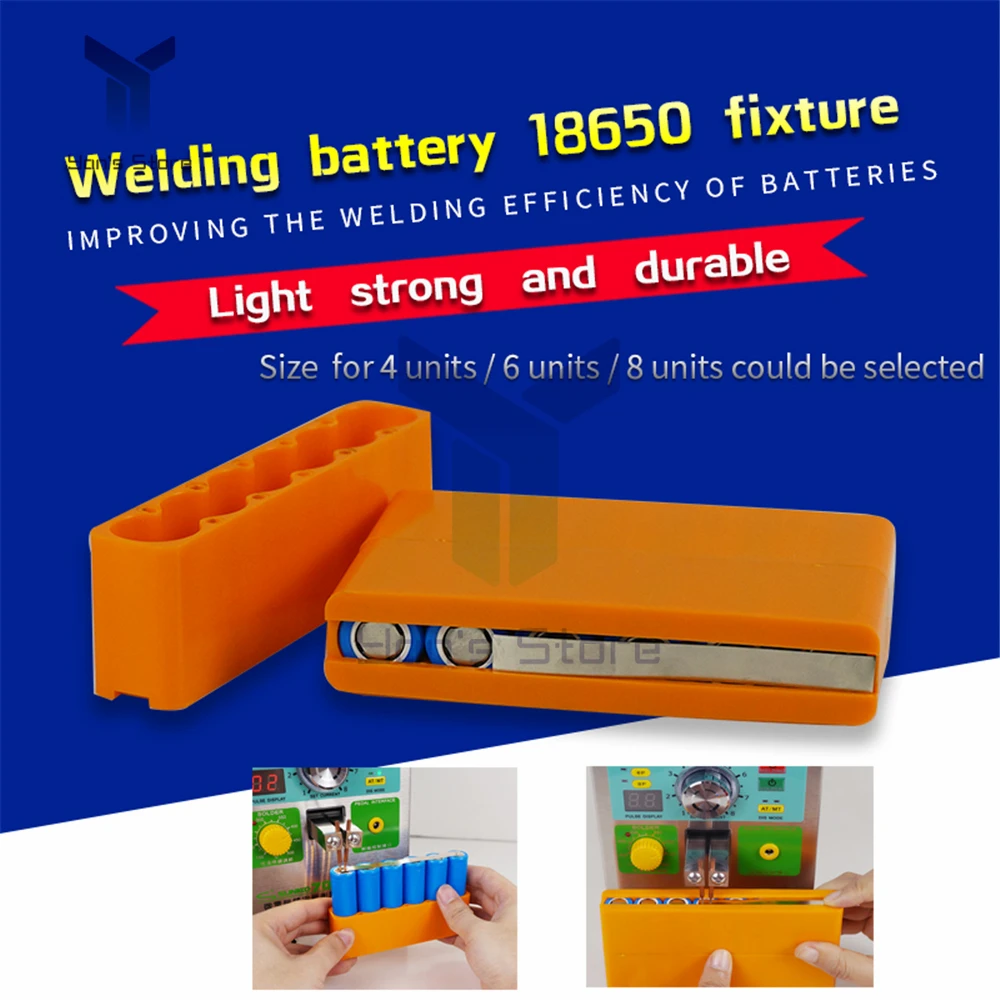 18650 Battery Fixture Fixed For Spot Welding Lithium Battery Pack Weld Fixture Spot welder welding Batteries Fixed Holder