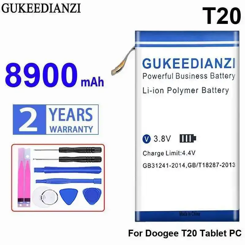 

Stable Reliable Power Supply 8900Mah Laptop Battery For Doogee T20 Tablet PC