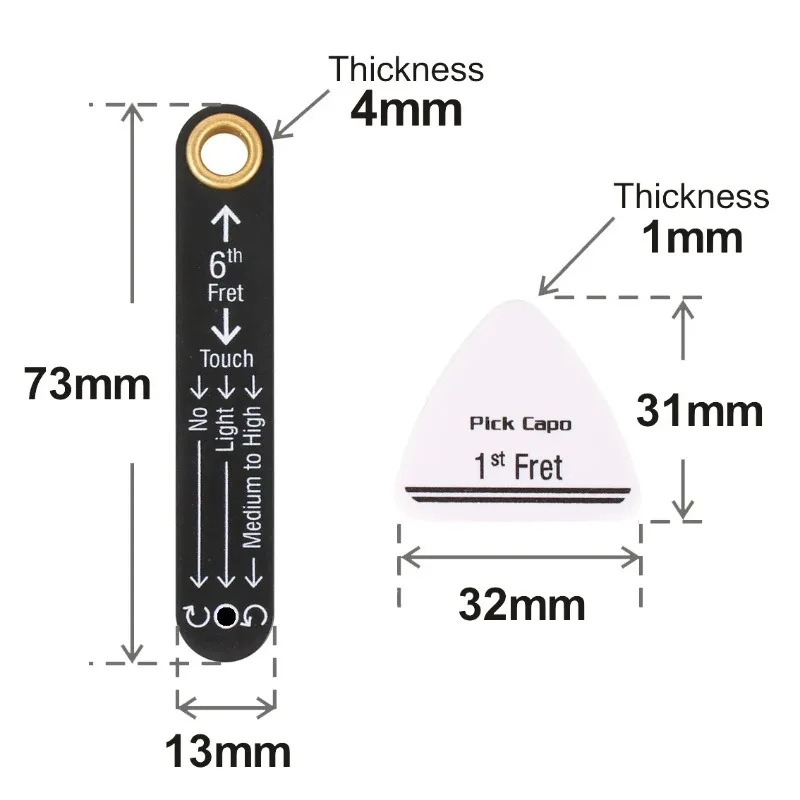 Guitar Neck Curvature Measuring Scale Folk Classical Bass String Height Adjustment Guitar Repair Tool