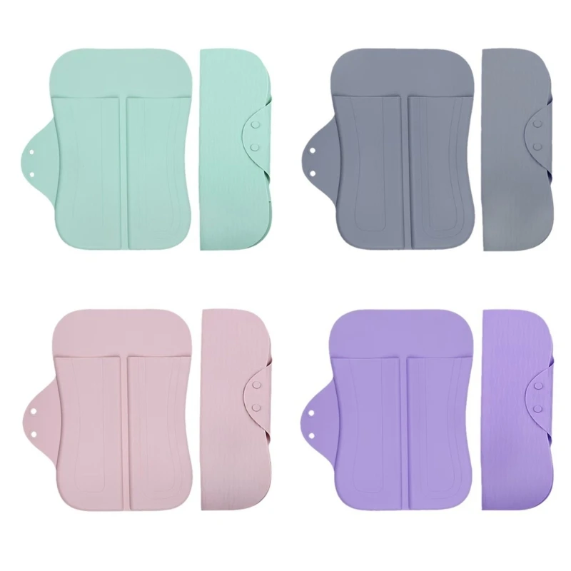 Термостойкие силиконовые коврики, дорожные коврики для инструментов для волос, складной силиконовый коврик, подходит для палочки для завивки и выпрямителя для волос N58D