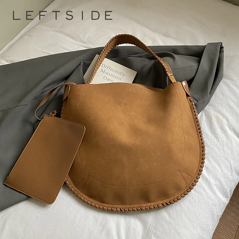 

Левая сторона, модные сумки на плечо для женщин, дизайнерская седельная сумка из искусственной кожи, зимний тренд 2025, роскошные дизайнерские сумки и кошельки