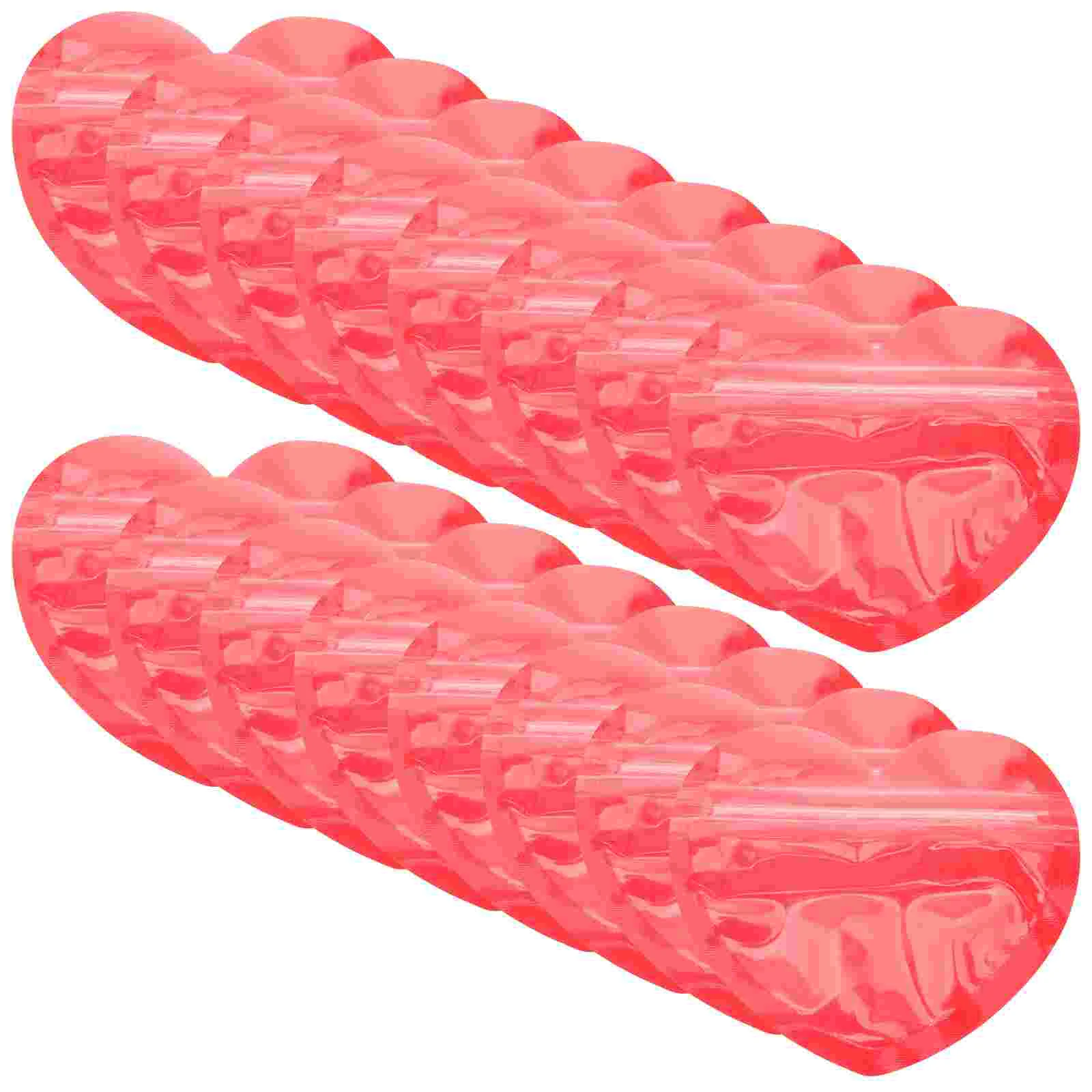 

50 Pcs Heart Shaped Sealable Plastic Bags Valentines Cookie Cello Child
