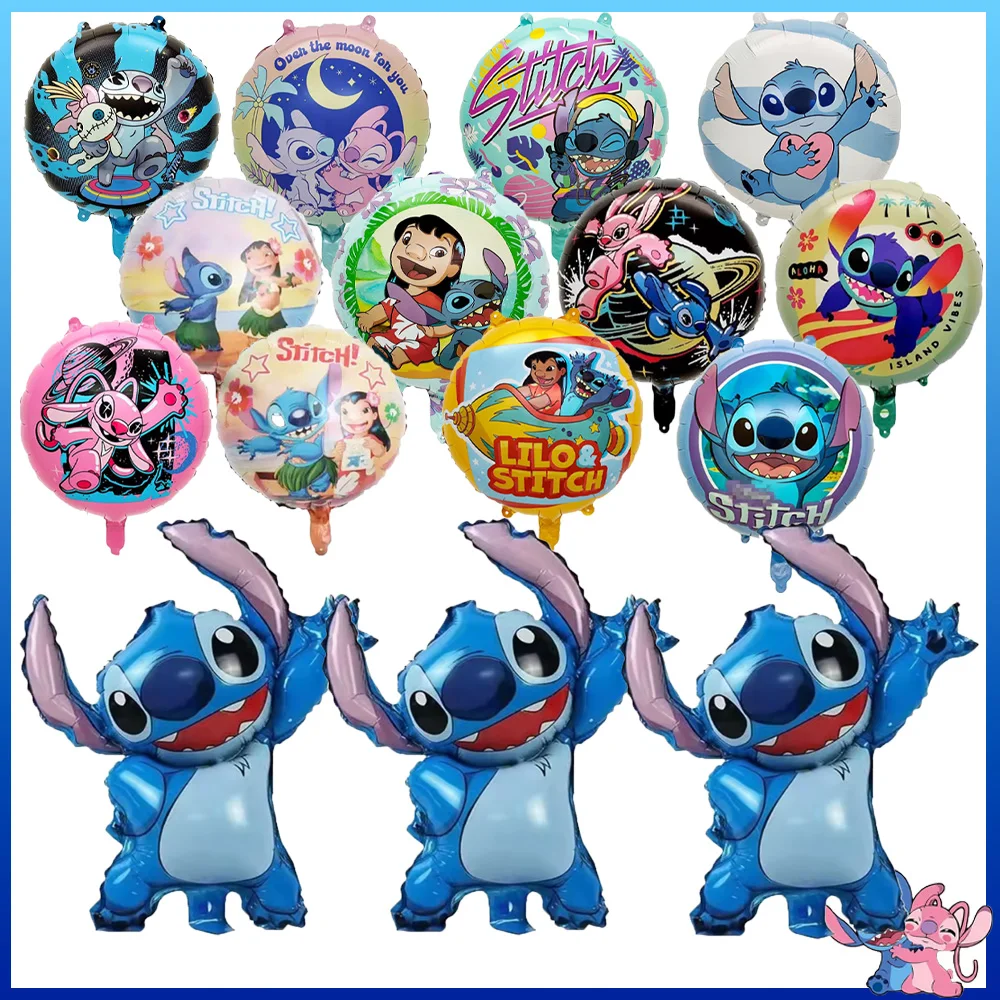 

Disney Lilo & Stitch Children Birthday Party Decorations Foil Latex Balloons Set Kids Favor Toy Baby Shower Supplies Boy Gifts