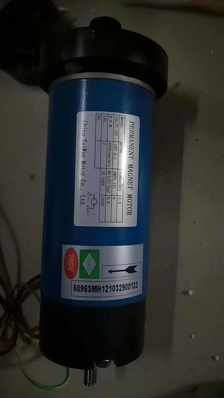 Imagem -02 - Esteira Zyt90 2.0hp 180vdc 4a 4600rpm 58 kg