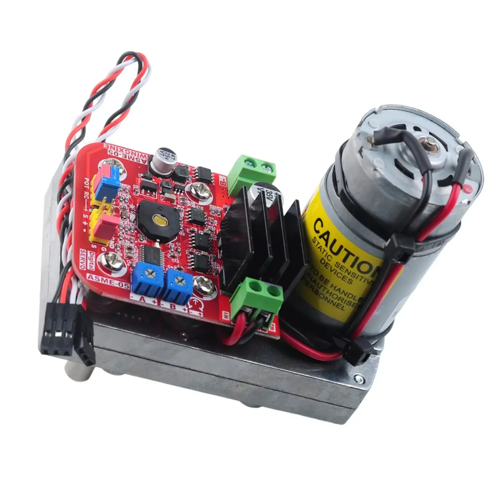 High Torque Servo 380kg.cm Super Alloy Model For Robot Arm Valve Control And Camera PTZ System Control