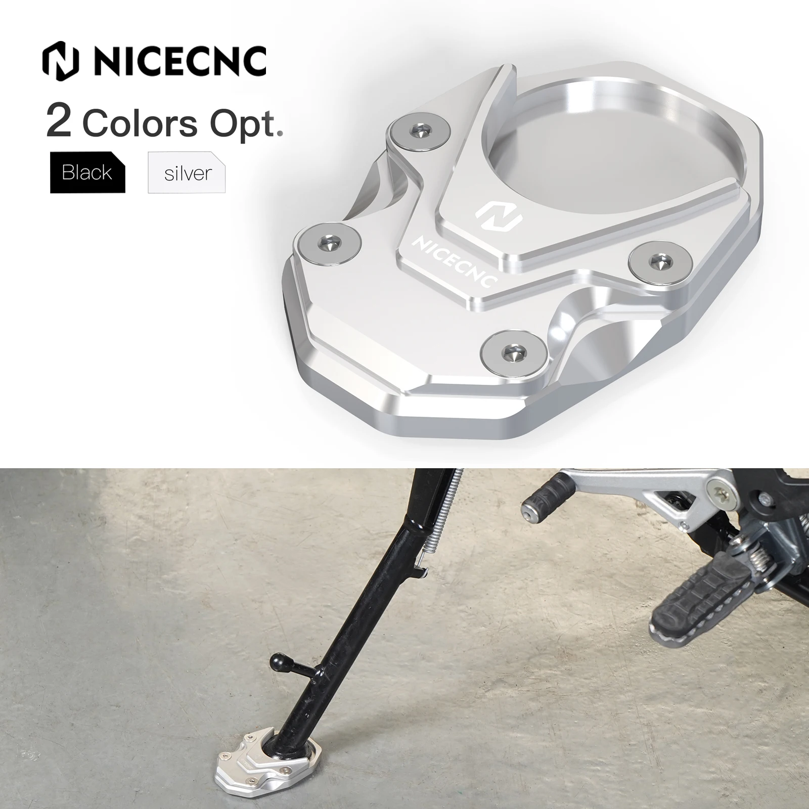 Motorcycle Side Stand Enlarger For BMW R1250GS R 1250 GS 2019-2023 2020 2021 2022 R1200GS R 1200 GS 2016-2018 2017