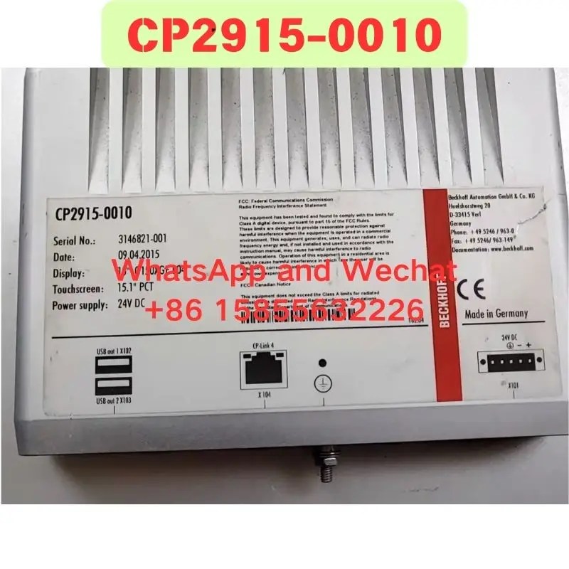 Used CP2915-0010 Touch Screen Functional test OK Fast delivery