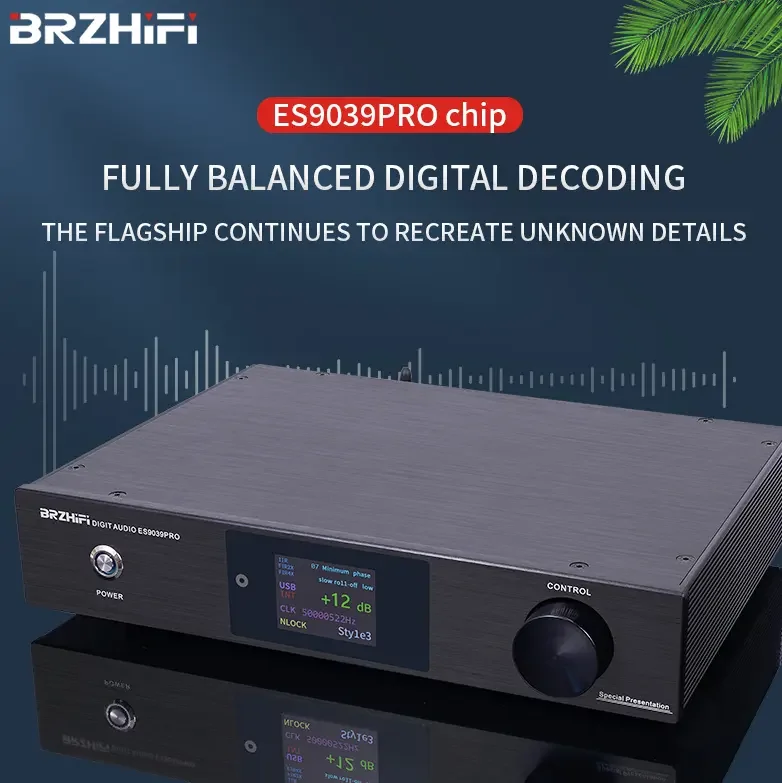 BRZHIFI DC200 ES9039PRO DAC digital audio decoder hifi Fever hard decoding BT 5.1