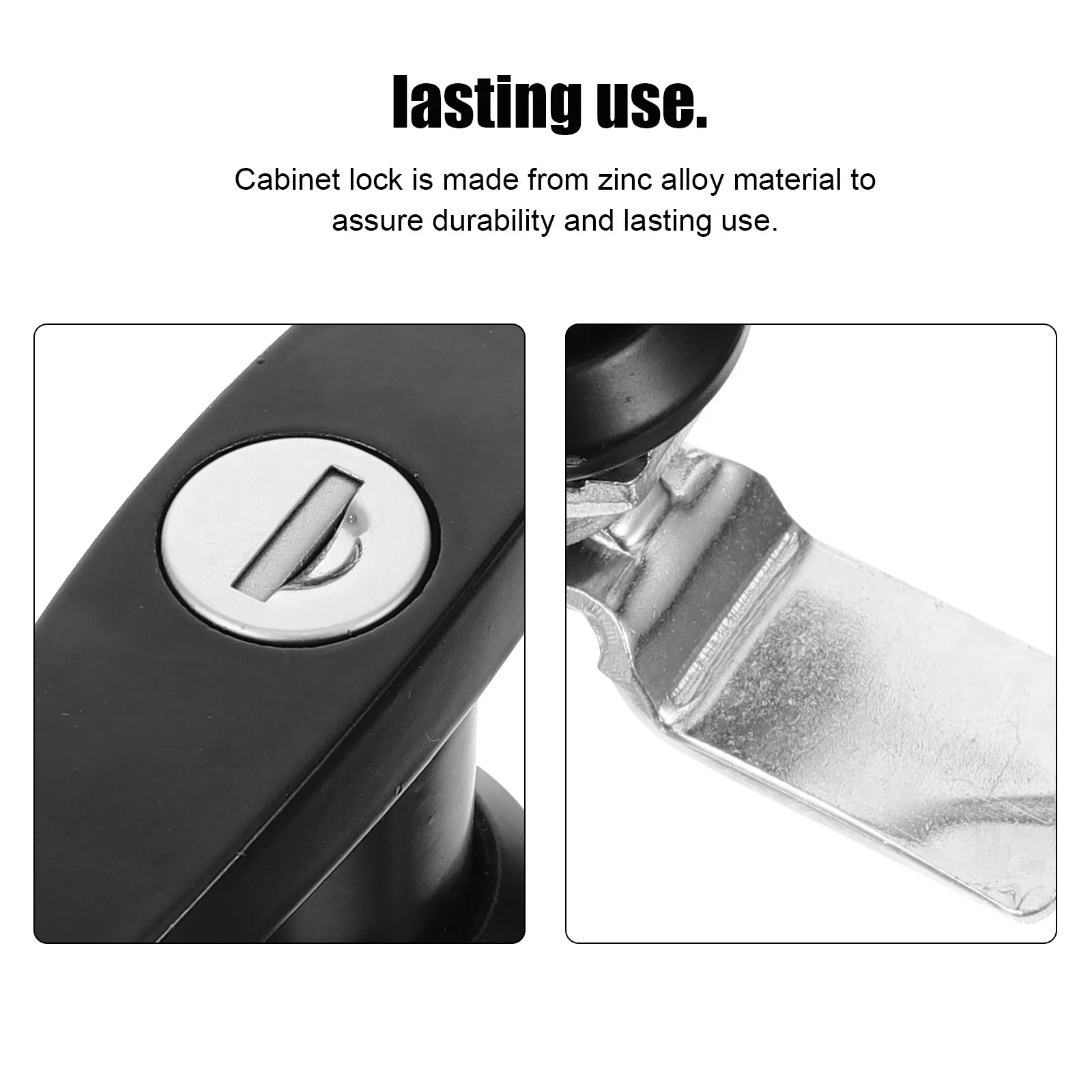 

Durable Zinc Alloy Rv Trailer Cabinet Lock T-Handle for Toolbox Electrical Box Camper Door Lock Replacement Cabinet Locks