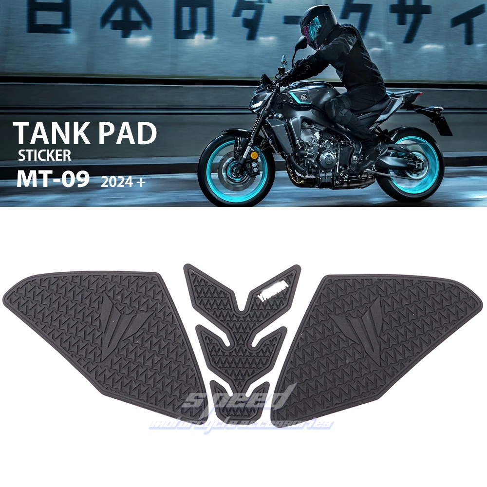 Motorcycle Tank Side Decals Anti Slip Tank Pad Stickers For YAMAHA MT-09/SP MT09 2024 2025 MT-09