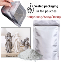 100g/300g/500g/1000g Resin Casting Powder High Density White Gypsum Powder Clay Cement Plaster Doll Material DIY Crafts Supplies