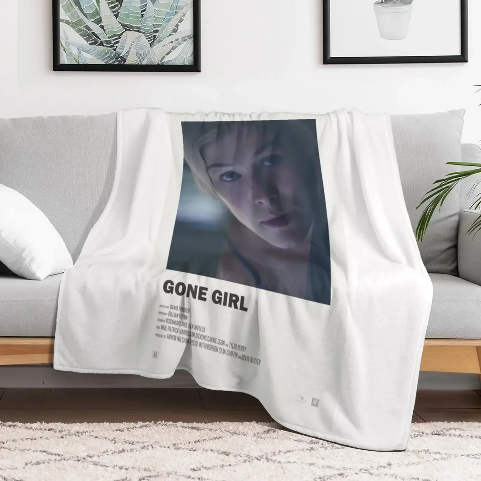 

Gone Girl Movie Poster Throw Blanket Plaid Fashion Sofas Camping Beach Blankets Moving Luxury Multi-Purpose Blankets