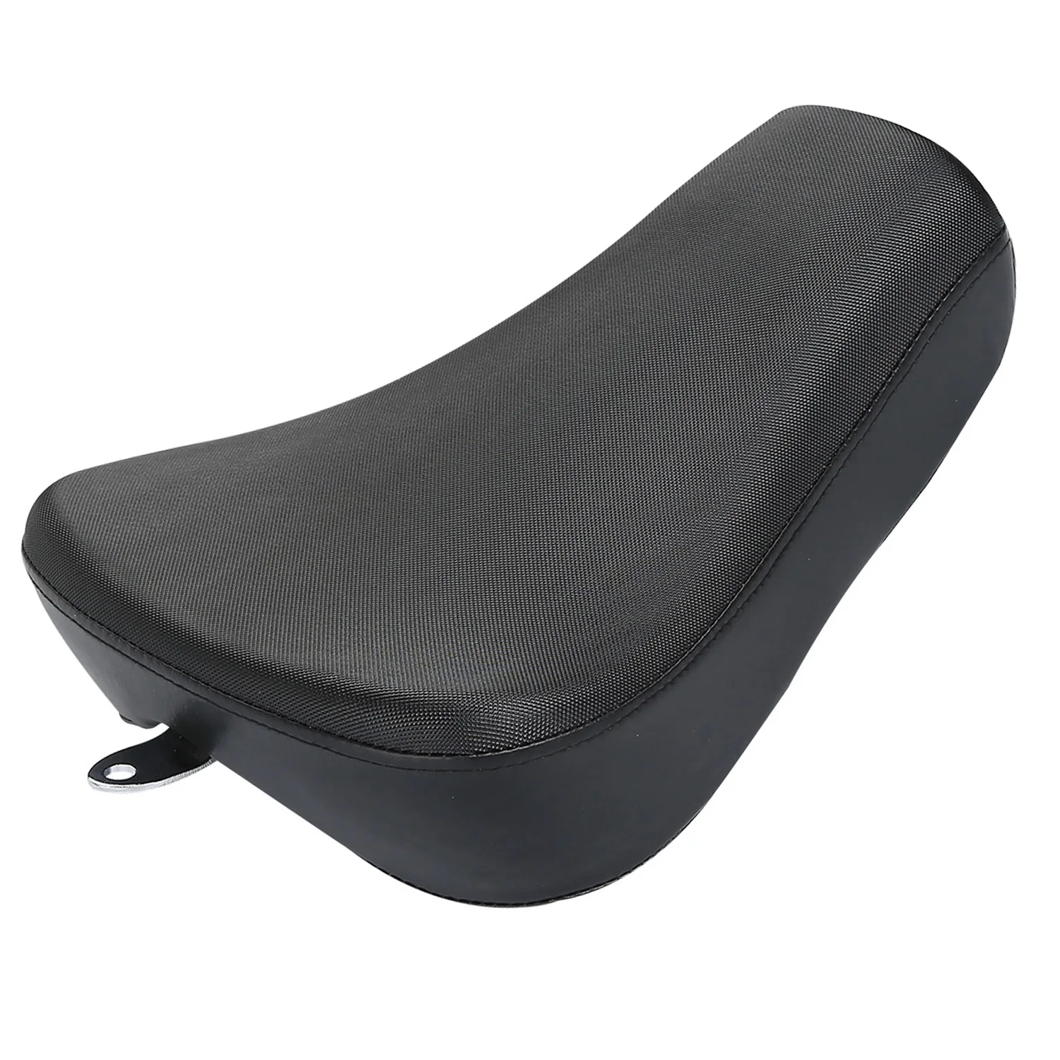 Black Motorcycle Front Driver Rider Solo Seat Cushion For Harley Sportster Forty Eight XL883 1200 72 48