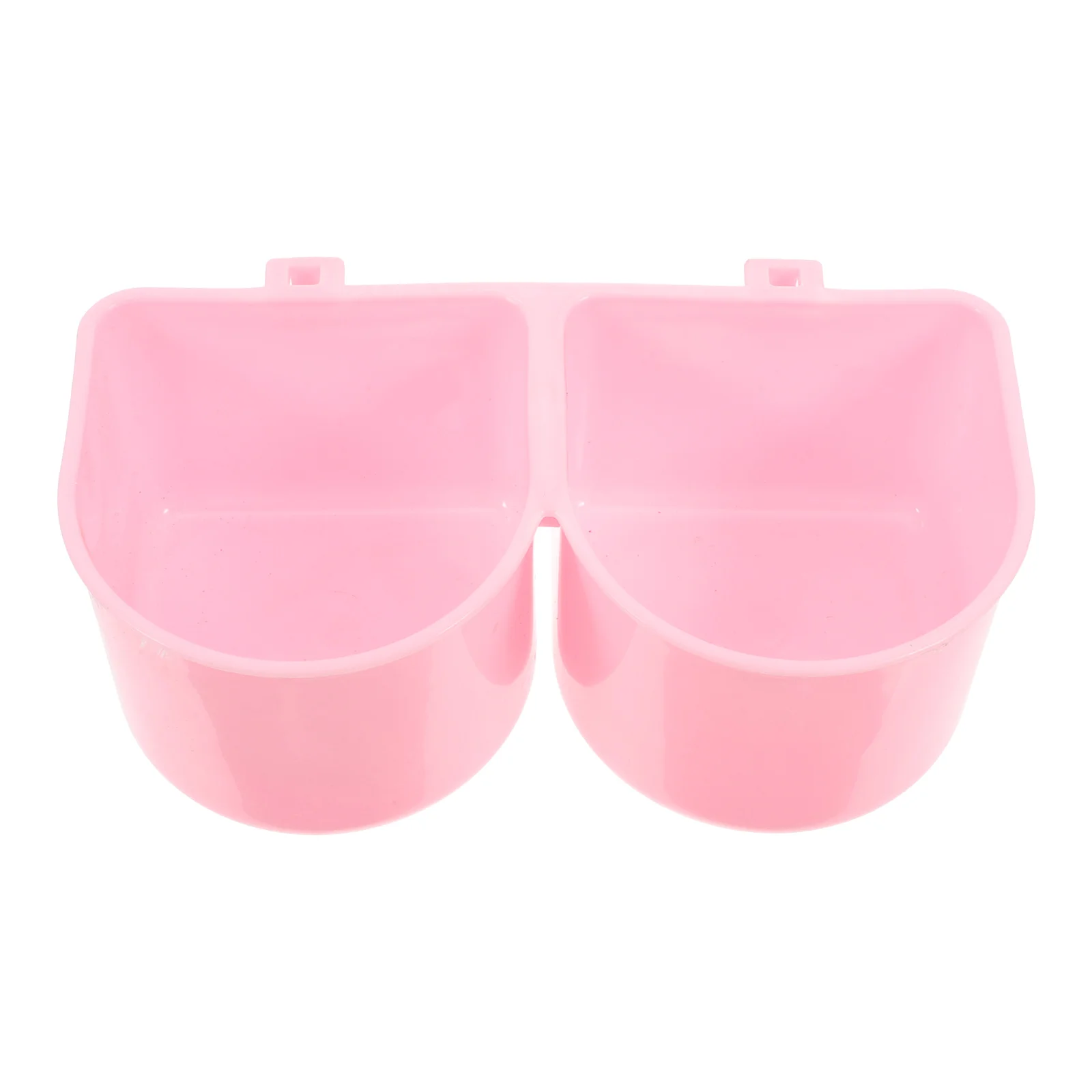

Hanging Pet For Cage Durable Abs Small Animal Feeder Adjustable Height Splashproof Dog Cat Rabbit Bowl With Hooks No Spill