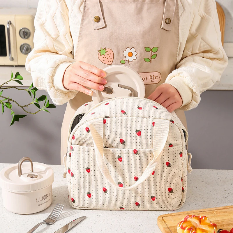 Saco de almoço portátil isolamento térmico lancheira armazenamento bolsa multifuncional saco térmico piquenique foodpouch