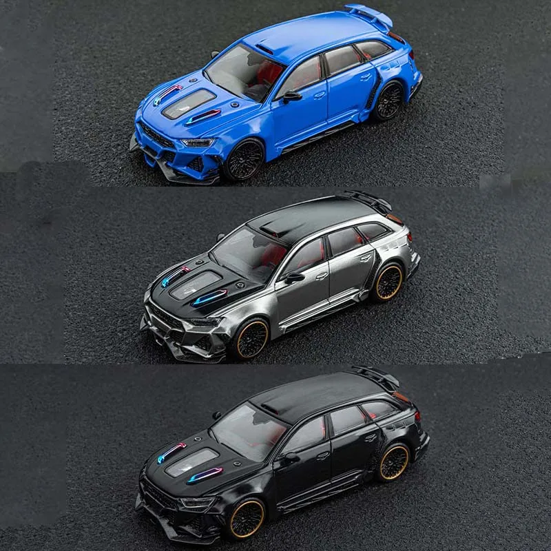 

Diecast 1:64 Scale RS6 Station Wagon Car Simulation Alloy Car Model Static Display Collectible Gift Toy Decoration Souvenir