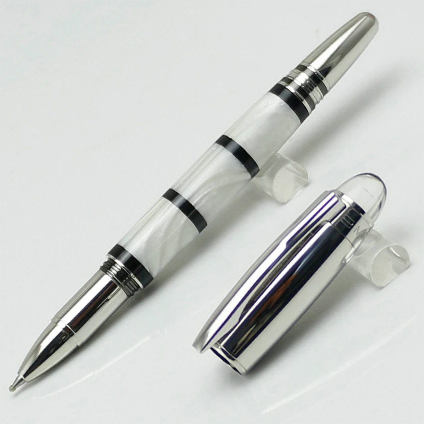 High Quality Ballpoint Pen Rollerball Pens Crystal Head Monte SW Luxury MB Classic Stationery Smooth with Serial Number