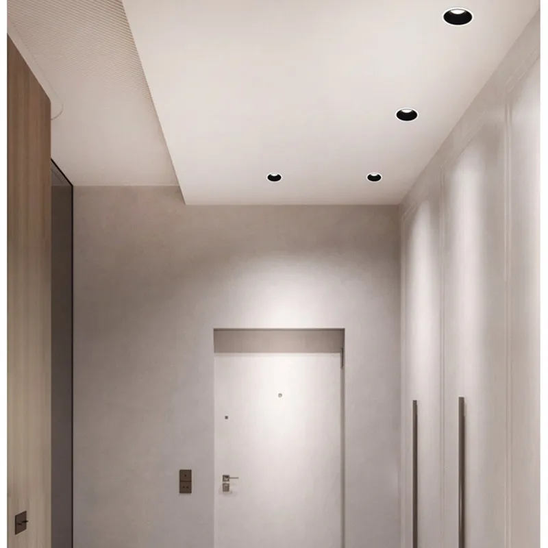 Dimmable Recessed Round LED Down Light COB Ceiling Light Spot Light 7W12W20W LED Light LED Panel Light Indoor Lighting