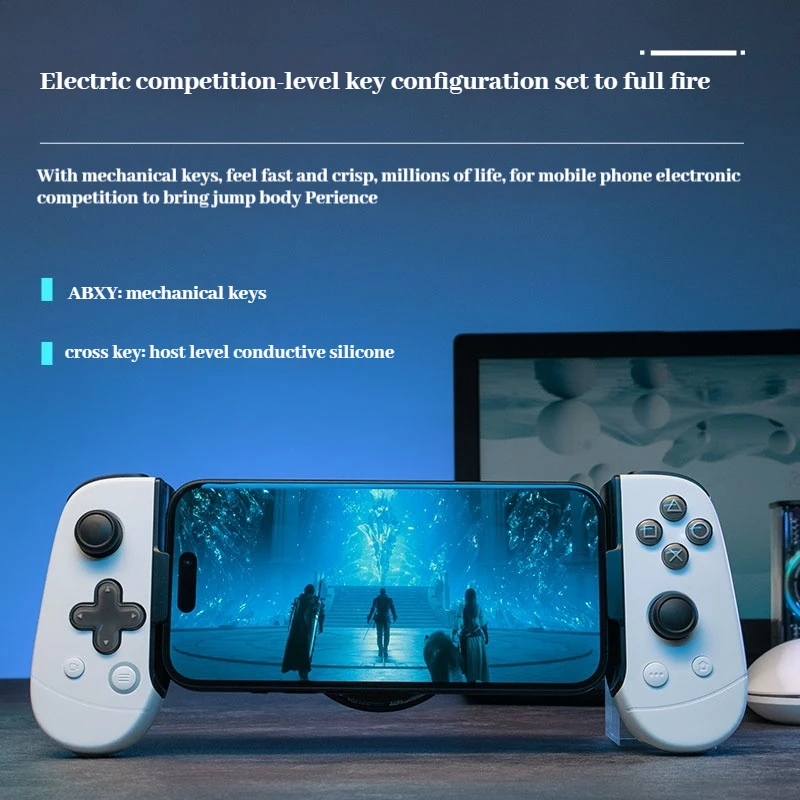 2025 LEADJOY M1C+ Stretching Gamepad Android ios Streaming Mobile Game Peripheral DNF Heat Dissipation Genshin Impact gamepad