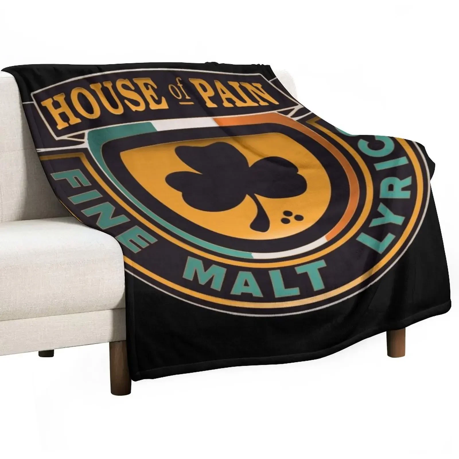 House of Pain Throw Blanket Cute Plaid Furrys Blankets