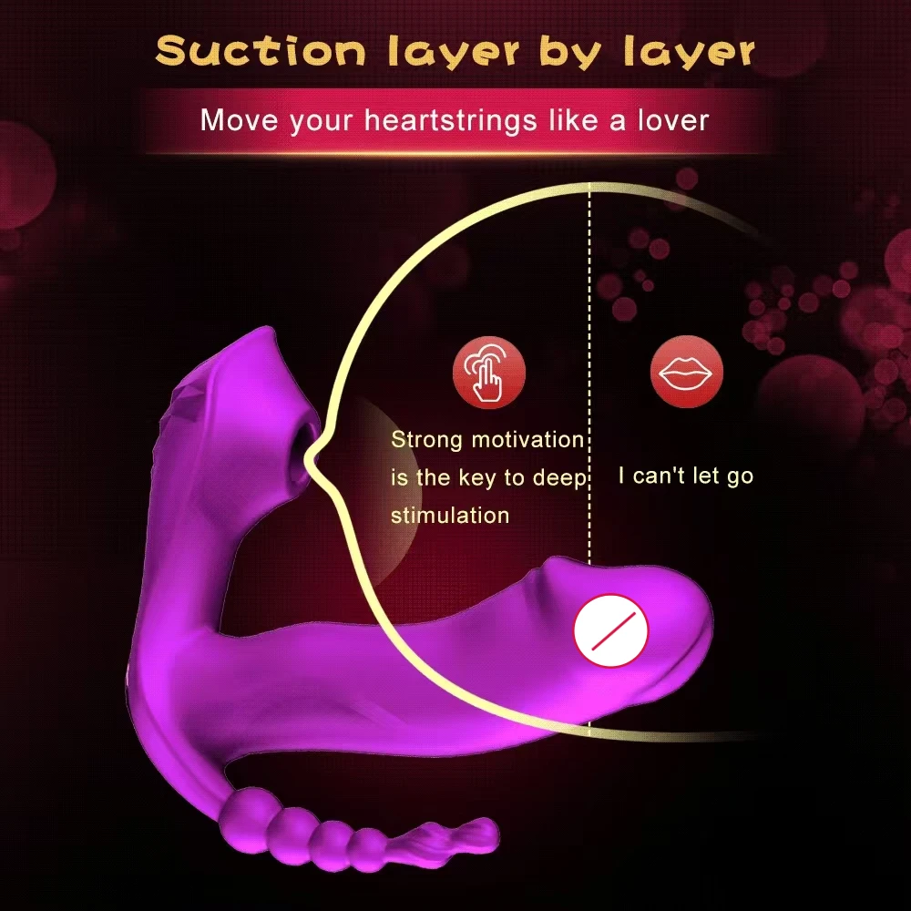 Vibrator For Women 3 In 1 Licking Machine Clitoris Stimulator G-Spot Powerful Vibro Dildo Wand Female Clit Sucker Adult Sex Toys