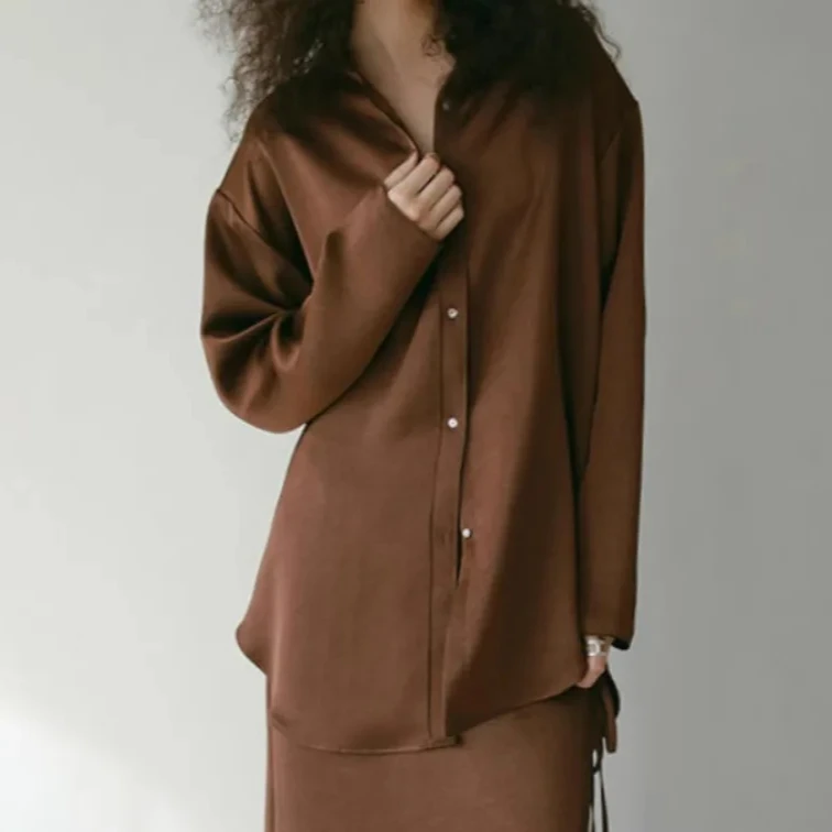 

Japan Style New Blusas Mujer Single Breasted Woman Shirts Blouses Long Sleeve Camisas Fashion Loose Casual Women Clothing Ropa