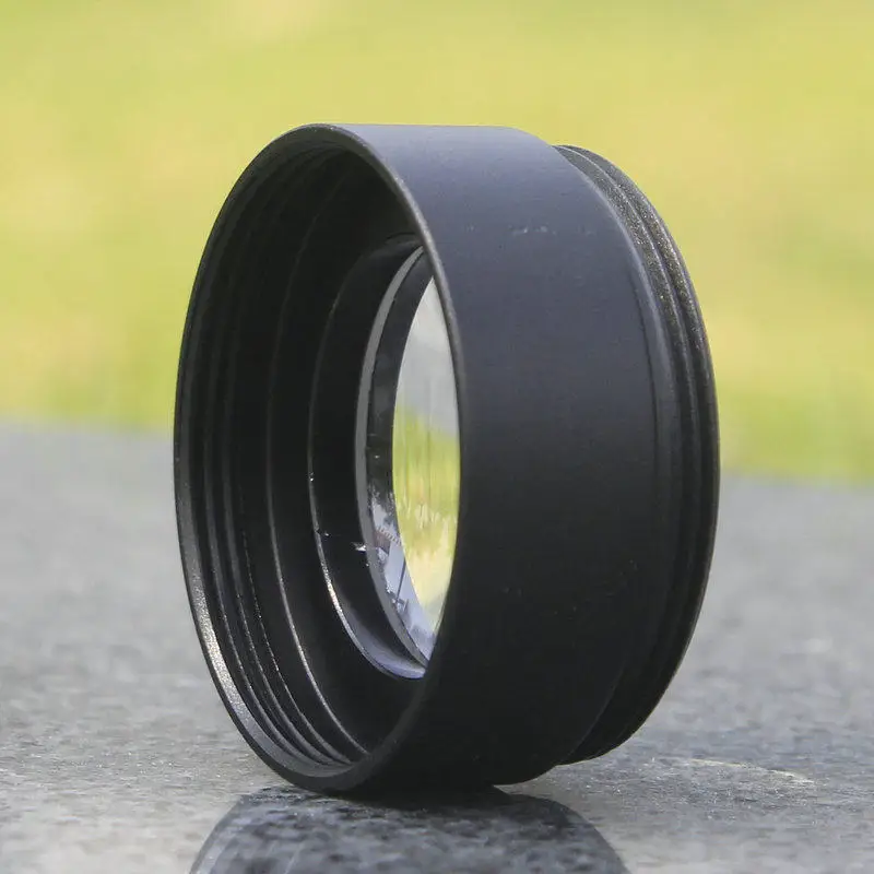 M28.6x0.6mm 0.5x Aluminum Alloy Focal Reducer Optical Glass Reducer for Astronomical Telescope 1.25-inch(31.7mm)