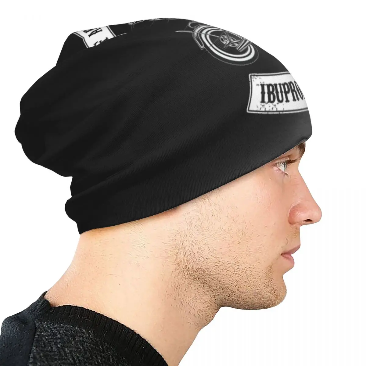 Sons Of Anarchy Chapter Funny Biker Skull Skullies Beanies Hat TV Series Spring Men Women Outdoor Caps Warm  Bonnet Knitted Hat