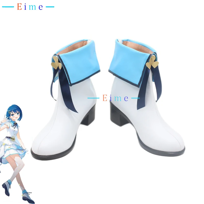 

Hinomori Shizuku Momoi Airi Kiritani Haruka Cosplay Shoes Halloween Carnival Boots PU Shoes Gane PJSK Cosplay Props Custom Made