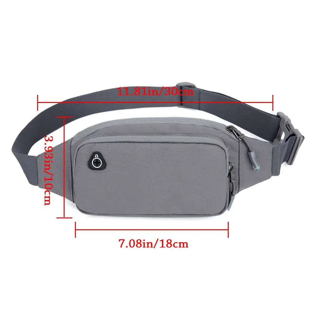 Adjustable Waterproof Waist Pack Fashion Sport Belt Bags for Outdoors Running Hiking Walking Travel Cycling