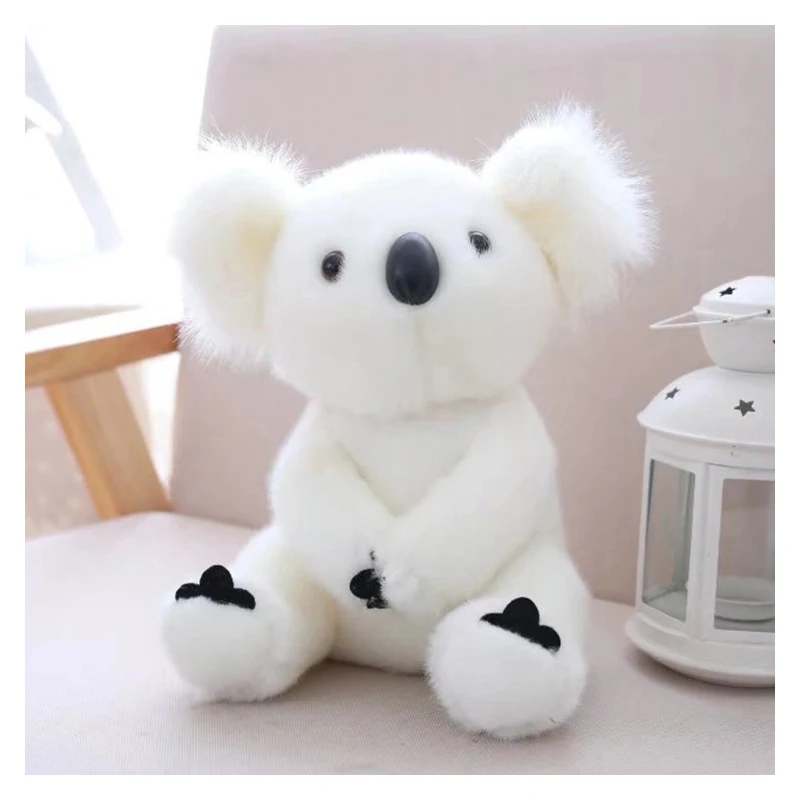 슈퍼 귀여운 작은 코알라 곰 플러시 장난감 박제 동물 모험 코알라 인형 어린이를위한 생일 크리스마스 선물 어린이